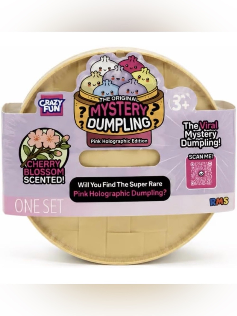 RMS Crazy Fun Mystery Dumpling Pink Holographic Edition - Cherry Blossom Scented